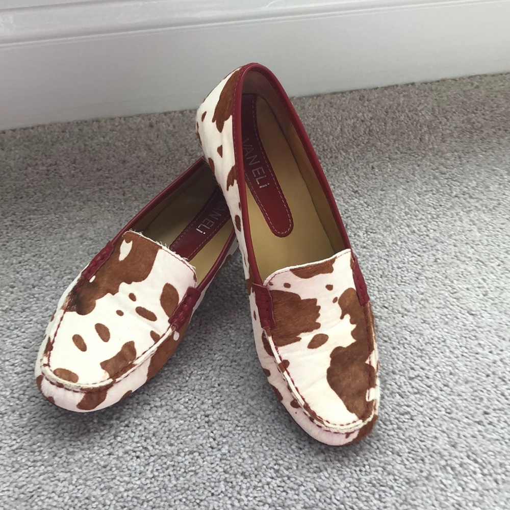 Vaneli cow hide loafers
